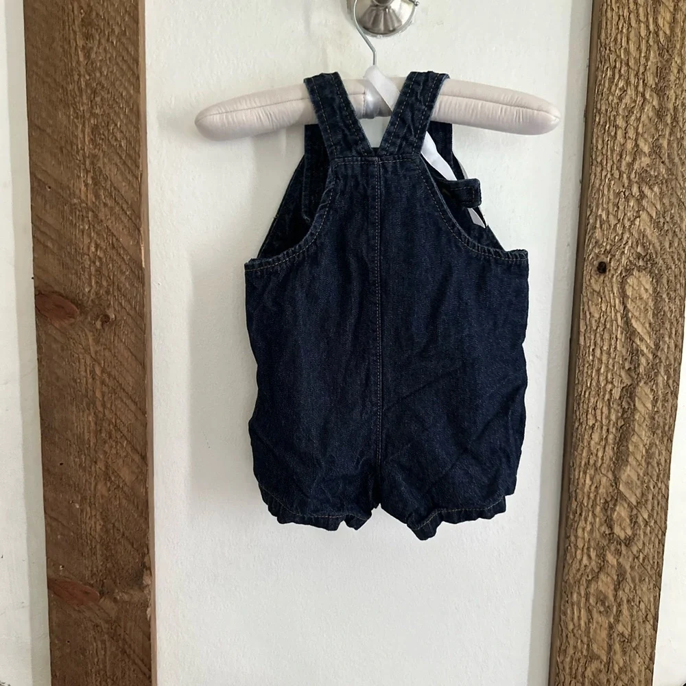 Carter’s 3 month baby boy overalls dark denim